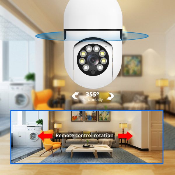 V360 1080P Light Bulb Camera 360 Degree Wireless Wifi Home Night Version Security IP Surveillance - Image 3