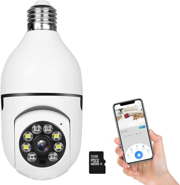 V360 1080P Light Bulb Camera 360 Degree Wireless Wifi Home Night Version Security IP Surveillance